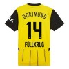 Borussia Dortmund Fullkrug 14 Fotbollströjor Hemma 2024-25 Borussia Dortmund Fullkrug 14 Fotbollströjor Hemma 2024-25
